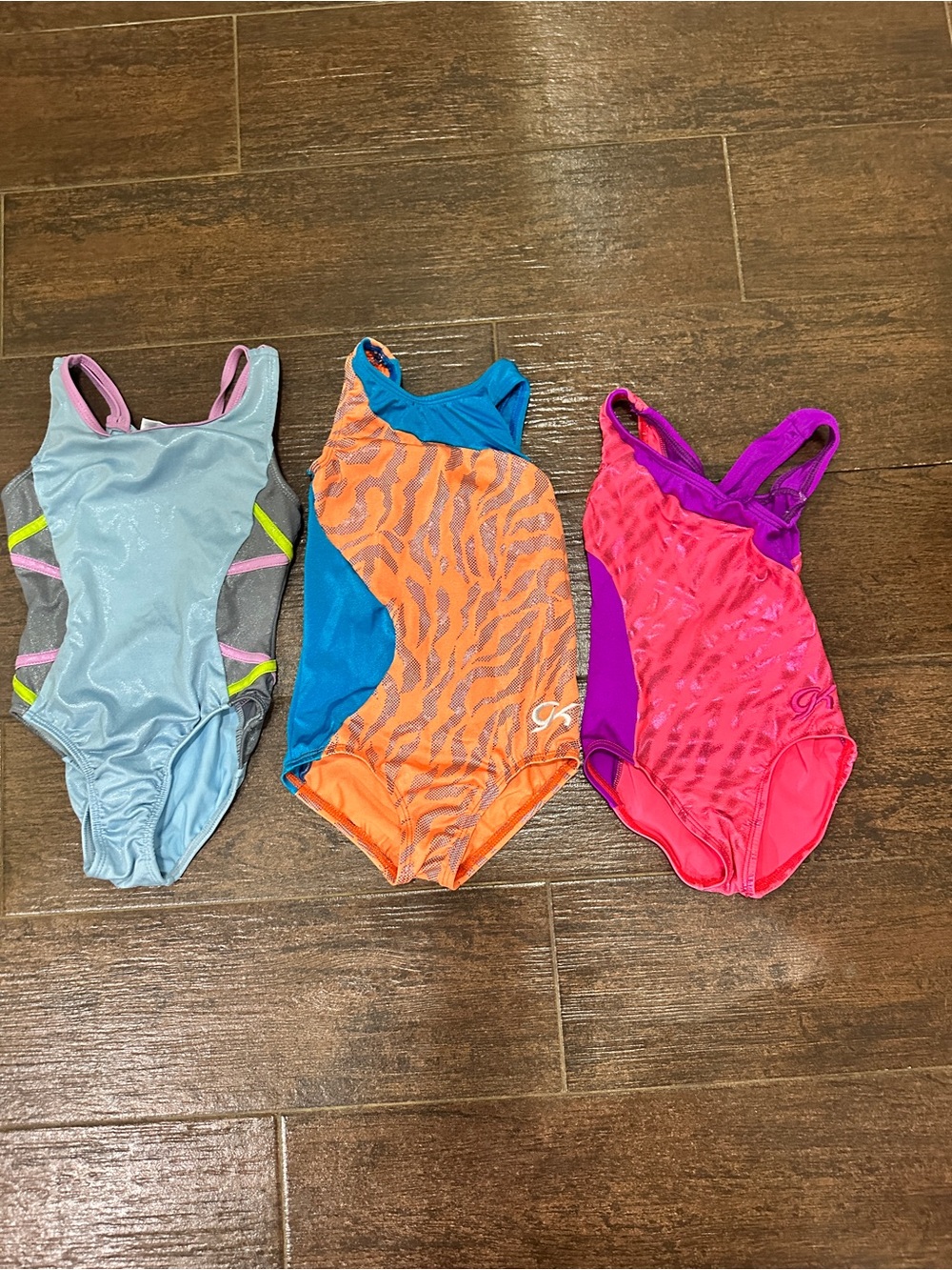 GK Girls One-Piece Gymnastics Leopard